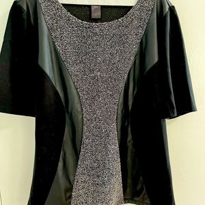 Rockstar top by Ann Taylor. Interesting textures and style size L